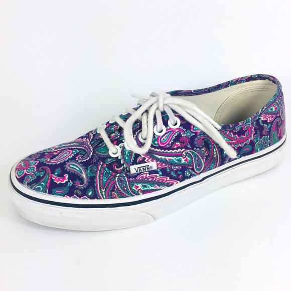 Vans Shoes - Vans Paisley Purple & Pink Women’s Sneakers Size 8